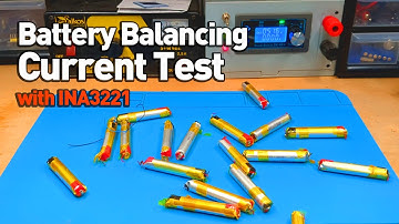 Measuring Battery Balancing Current with INA3221 [Disposable Vape Lithium Batteries Ecig]