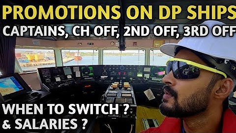 Promotions On Offshore DP ships | When to switch  and salaries OF DPO | Cadets and Ratings   |DPship