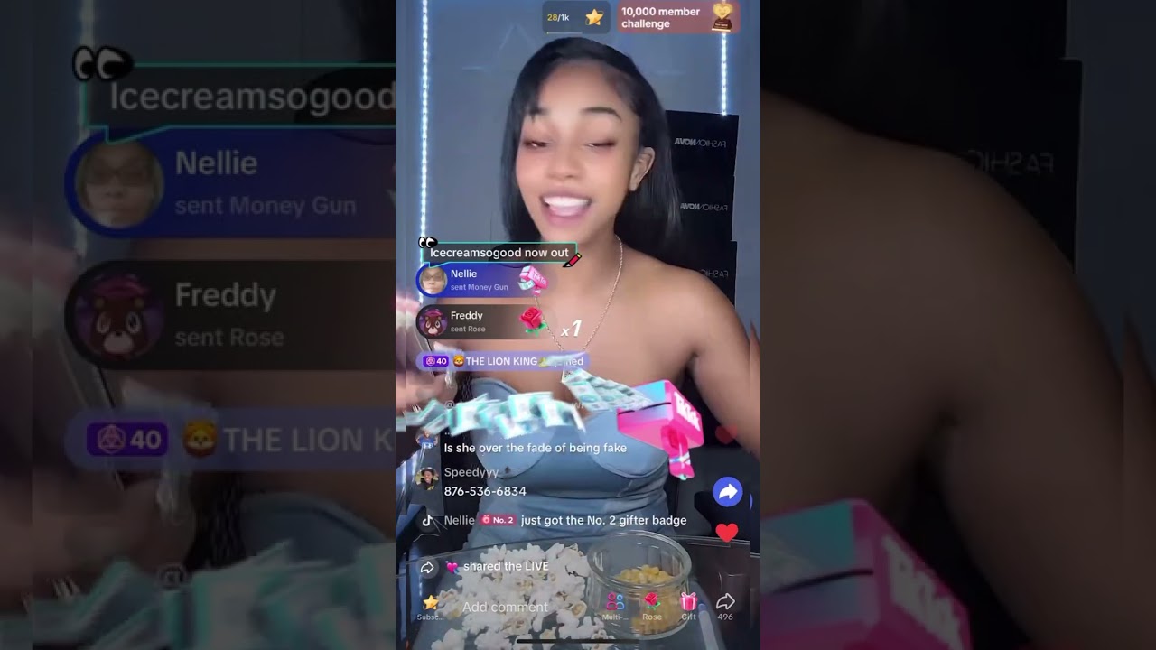 PINKYDOLL BACK ON LIVE LIGHTSKIN FISHING 😂