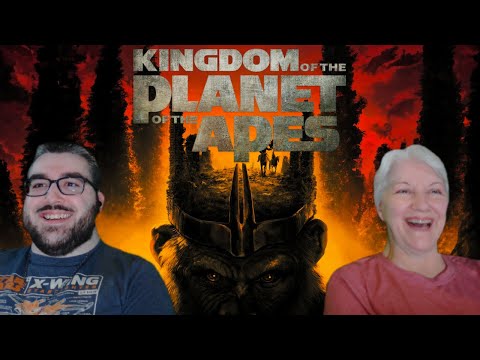 My Mom Watches KINGDOM OF THE PLANET OF THE APES (2024) | Movie Reaction | First Time Watching