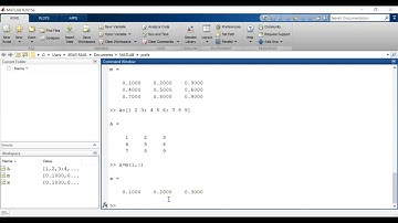3  Operaciones básicas en matlab  Asignación de matrices