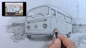 How to Draw a VW Bus.