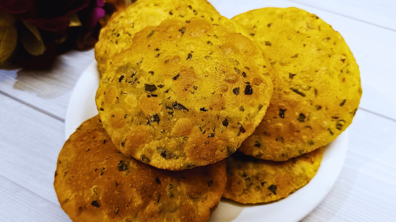 Methi puri| बेडमी पूरी के स्वाद वाला मेथी मसाला पूरी | Fenugreek Leaves Poori 