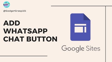 How to Add WhatsApp Chat Button in Google Site