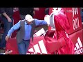 George foreman knocks out rockets mascot