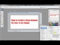 How to create a drop shadow effect in photoshop