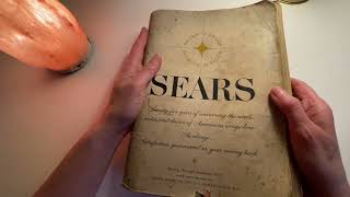 Whispered ASMR Flipping Through a Vintage Sears Catalog