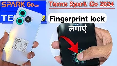 Tecno Spark Go 2024 Fingerprint How to Set Fingerprint Lock in Tecno Spak Go 2024