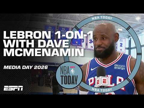 LeBron James on joining Philly, pressure of winning title and new teammates 👑 | NBA on ESPN