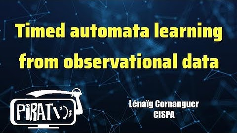 Timed automata learning from observational data (L. Cornanguer) [FR]