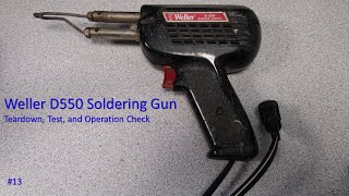 Weller Soldering Gun / Iron D550 240/325 Watt Iron Line Cord Replacement – #13