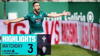 Resumen de Racing Club Ferrol vs Real Sporting (2-0)