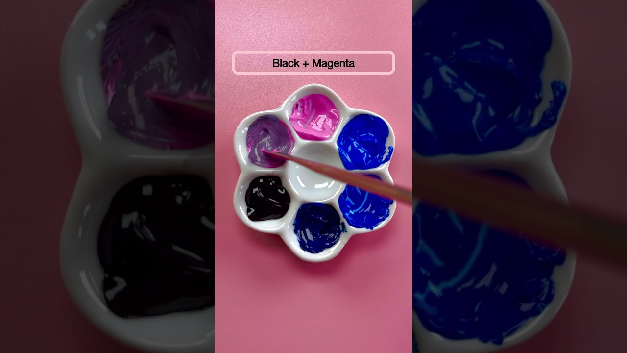 Making Attractive Color palette.ASMR Color blending🎨