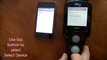 Allflex RS420 Premium EID Stick Reader Bluetooth Pairing to iPhone