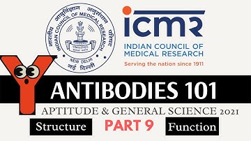 ICMR Part A Preparation| Antibodies Classes, Abundance & Function Explained| ICMR 2021| Part 9|