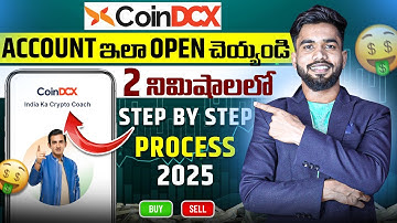 How To Create Account In Coindcx In Telugu  | Coin Dcx Lo Account Ela Open Cheyyali | Go Gyan Telugu