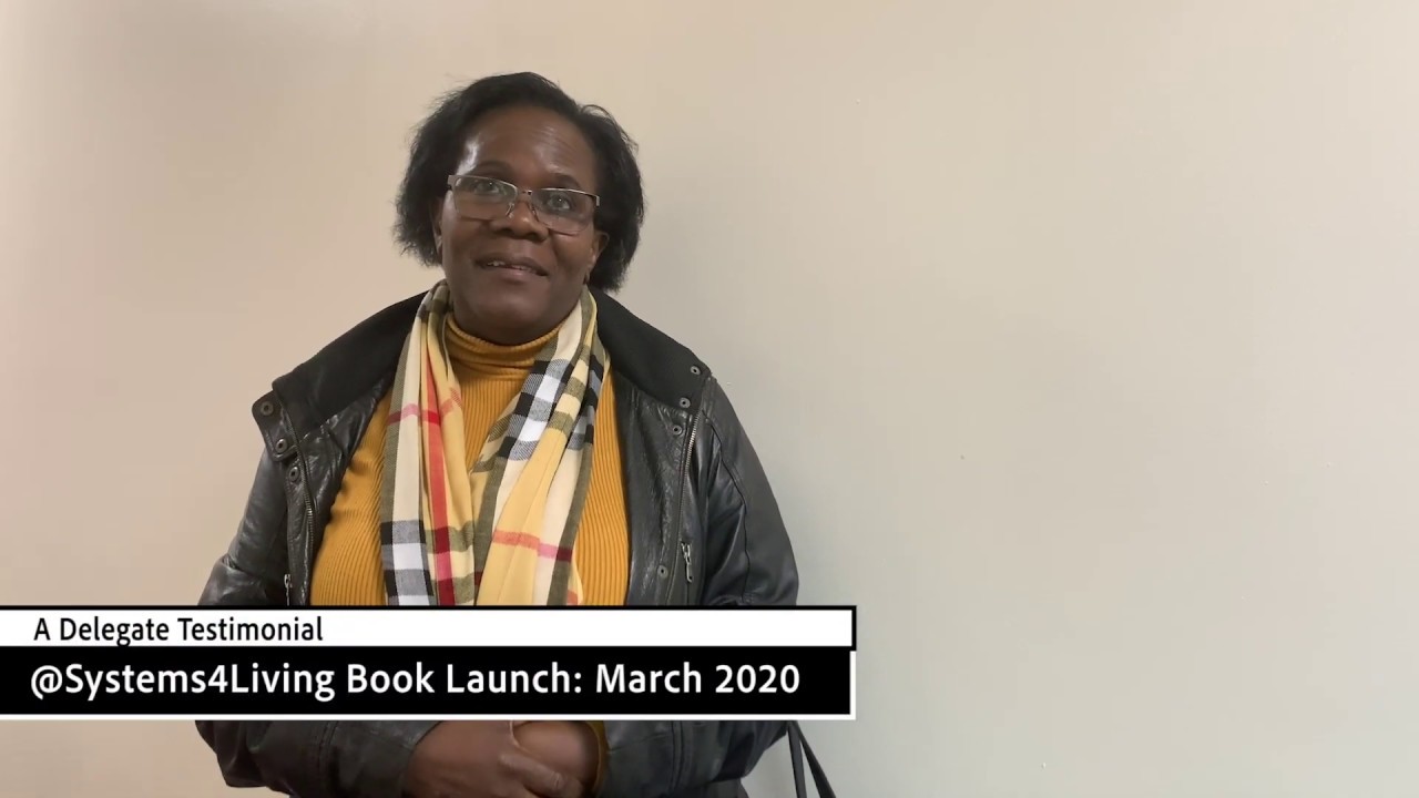 Systems For Living Book Launch: Delegate Testimonial