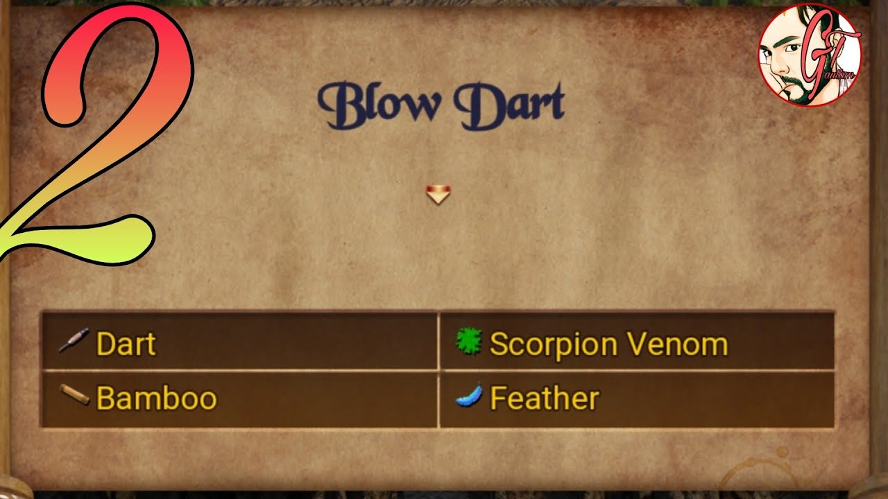 Blow Dart Crafting Part 2 Dart Scorpion Venom Bamboo Feather Location blow-dart-crafting-part-2-dart-scorpion-venom-bamboo-feather-location