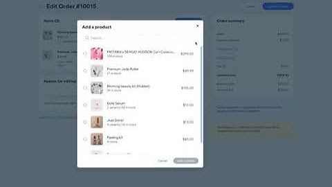 Step by Step: Edit Existing Orders from Your Wix Dashboard