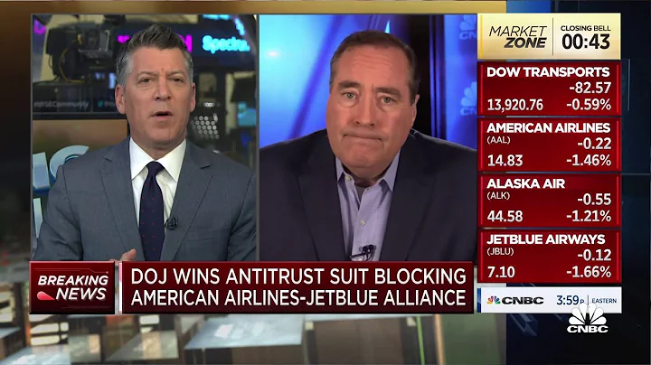 Justice Department wins lawsuit to undo JetBlue-American Airlines partnership in the Northeast