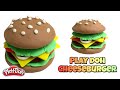 Play Doh Cheeseburger. How To Make A Cheeseburger With Play Doh Creative Fun Learning