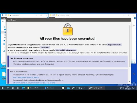 AppCheck Anti-Ransomware : CrySis Ransomware (.id-{Random}.[Helpsir@rape.lol].LOL) Block Video