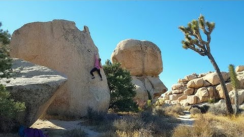 Blatant Disregard for Human Safety** (V1 PG13) Flash + Downclimb - Joshua Tree
