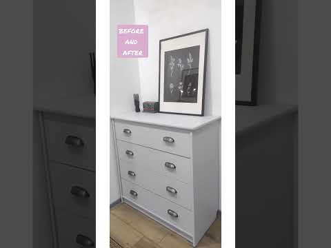 before and after до и после. переделка старого комода