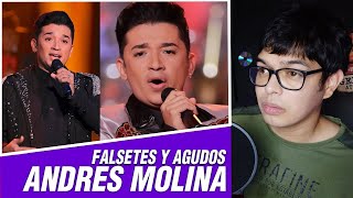 ANDRÉS MOLINA ( FALSETES Y AGUDOS ) En diferentes Canciones [REACCION]