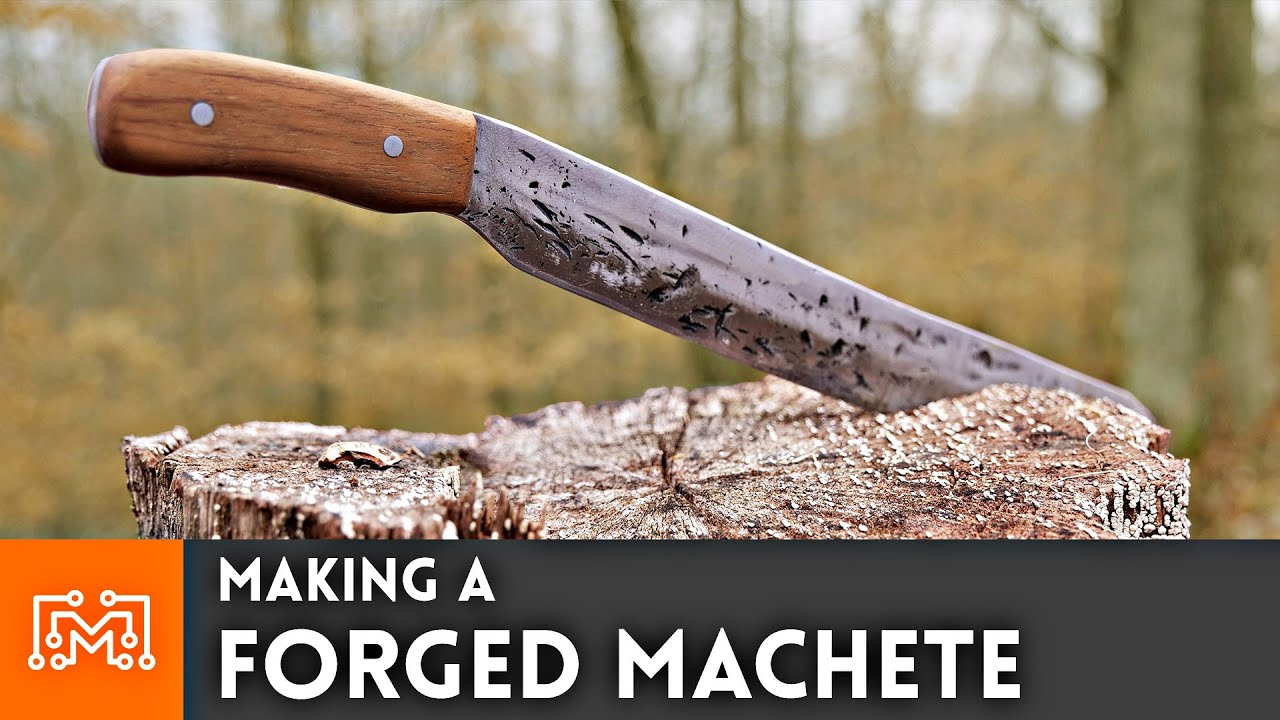 Making a Forged Machete // Blacksmithing | I Like To Make Stuff