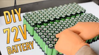 DIY electric motorcycle 72V battery build (DIY Emoto Part 3)