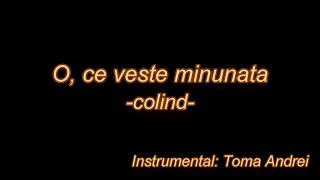 O Ce Veste Minunata Karaoke Toma Andrei Youtube