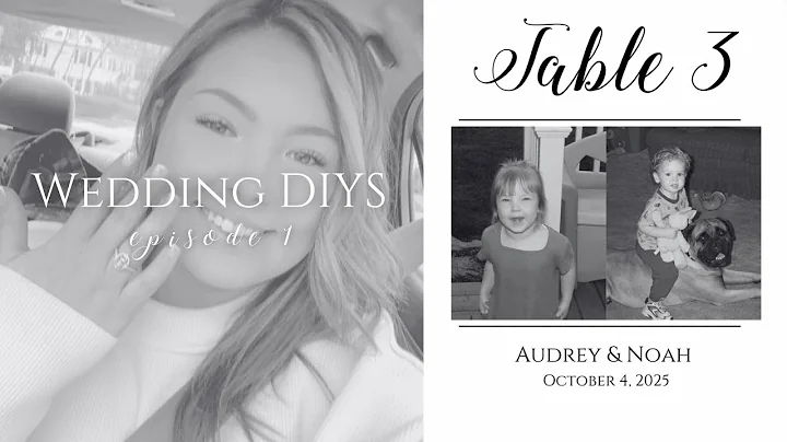 How to make table numbers on canva... Table Numbers - Wedding DIY