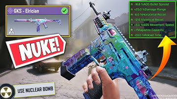 This GKS give me NUKE in Legendary Ranked!! MUST USE this *NO RECOIL* GKS Gunsmith in Season 4 CODM