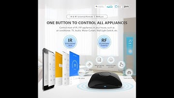 Broadlink RM4 Pro : WiFi IR RF Remote Universal Smart Remote Controller