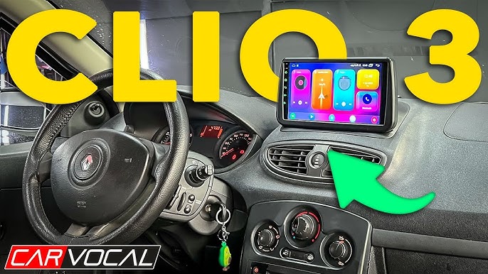 RENAULT CLIO 3 - How To Remove Upper Dash Radio Stereo Display Screen  Removal 2006-2012 