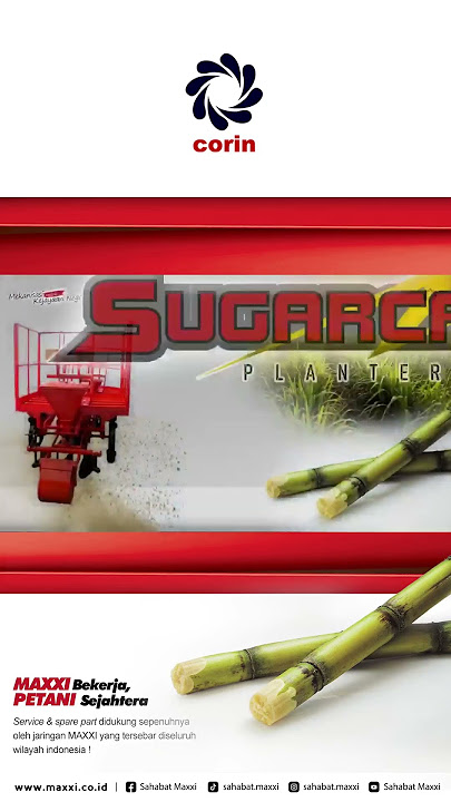 MAXXI || mesin tanam tebu #combineharvester #sugarcane #tanamantebu  #maxxibimo