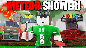 The METEOR SHOWER Update Is INSANE in 99 Nights In The Forest!