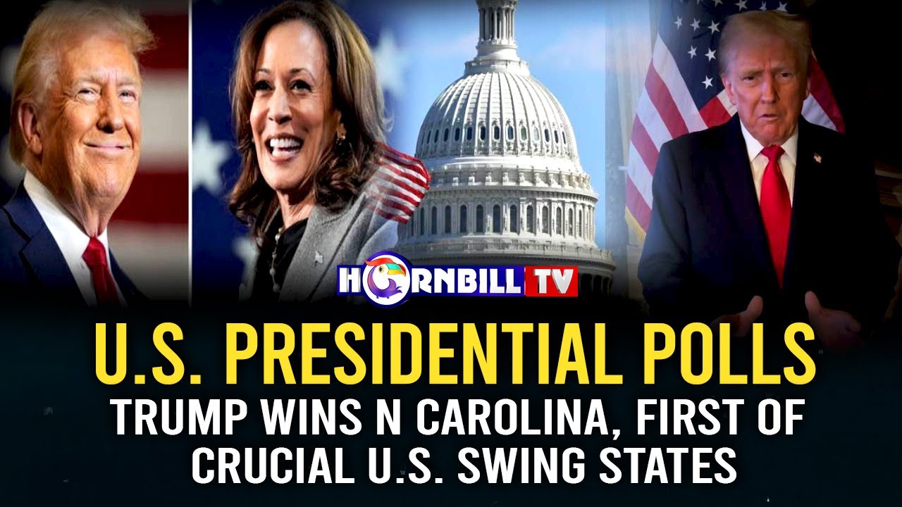 U.S. PRESIDENTIAL POLLS: TRUMP WINS N CAROLINA, FIRST OF CRUCIAL U.S. SWING STATES