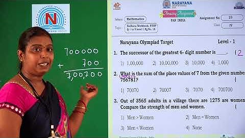 3RD SEP CLASS IV MATHS AMAZING ASSIGNMENT KEY
