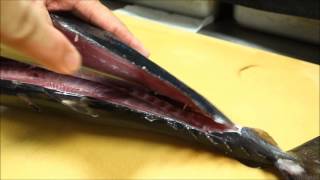 How To Fillet a Whole Tuna - How To Make Sushi Series