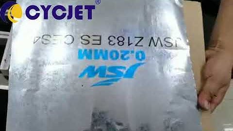 CYCJET C700 Big Character Inkjet Printer for Galvanized Sheet Online Marking