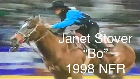 Janet Stover & "Bo" 1998 NFR Barrel Racing