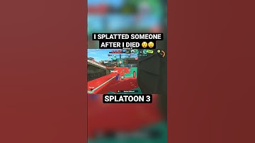 I splatted someone after I died 😲😲 Splatoon 3 #shorts