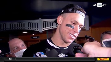 Aaron Judge excited to win Game 5, return to ALCS