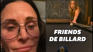 Jennifer Aniston a tout à apprendre de Courteney Cox au billard