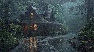 Sleep Better with Heavy Rain in the Forest | Relax, Focus and Sleep in 5 Minutes with Natural Sounds