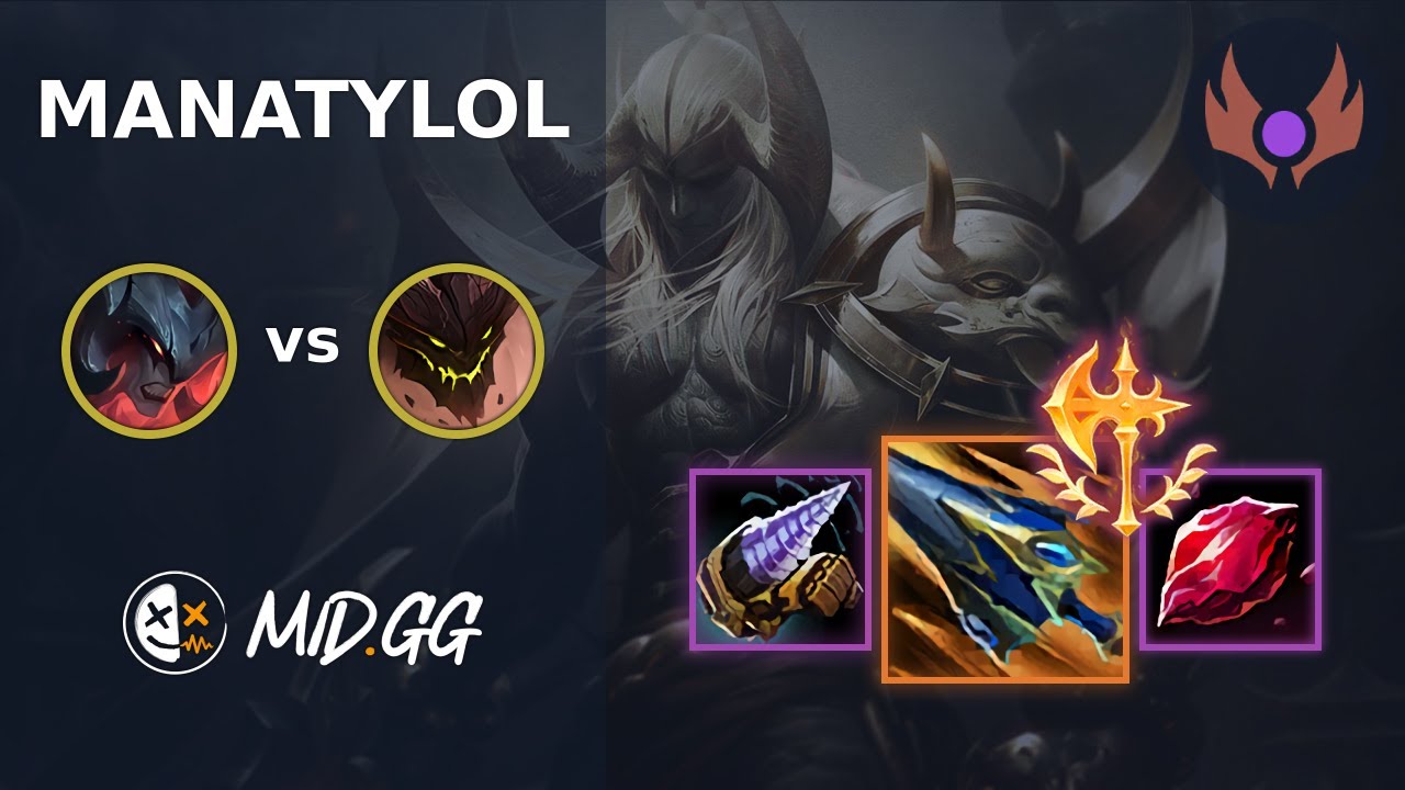 MID.GG: [ ManatyLoL ] Aatrox JUNGLE vs Malphite | EUW MASTER | LOL Season 2025