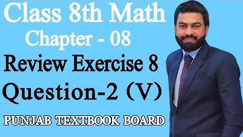 Class 8th Math Unit 8-Review Exercise 8 Question 2 (V)-How to construct a rectangle by using compass