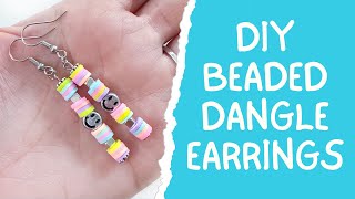 DIY Beaded Dangle Earrings | How to Make Dangle Earrings
